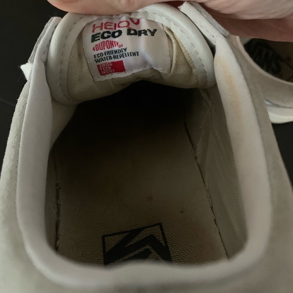 Cream white vans, women’s 9, men’s 7 - Picture 4 of 7